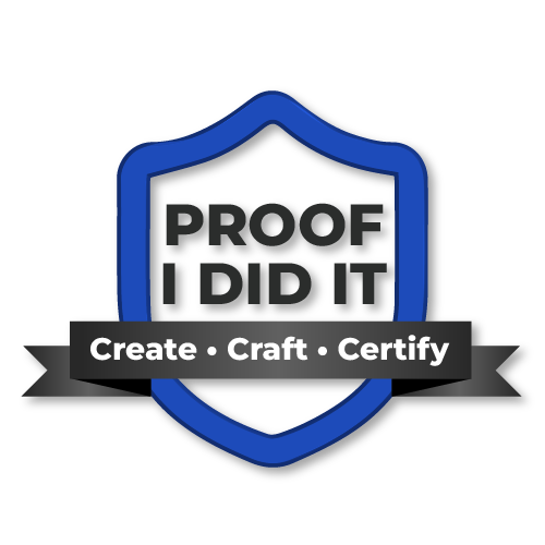 Proof I Did It Logo